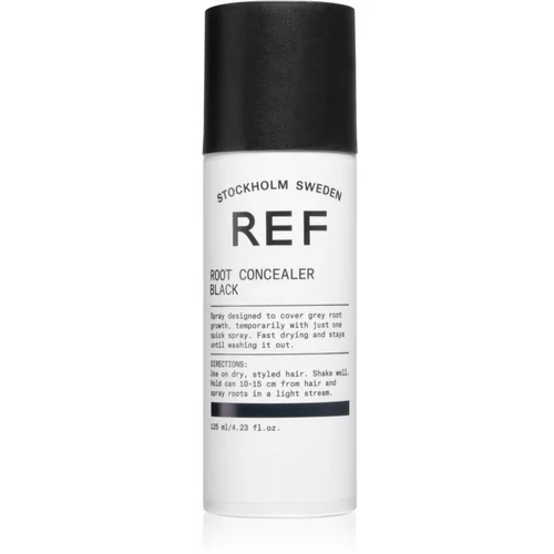 REF Root Concealer pršilo za takojšnje prekritje narastka odtenek Black 125 ml