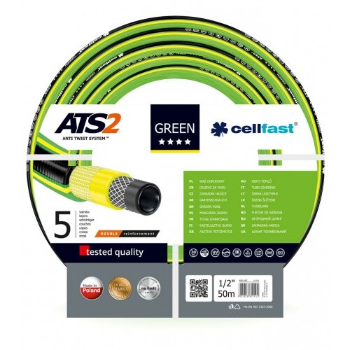 Cellfast Crijevo za polijevanje 1/2&amp;quot; 50m GREEN ATS2 Slike