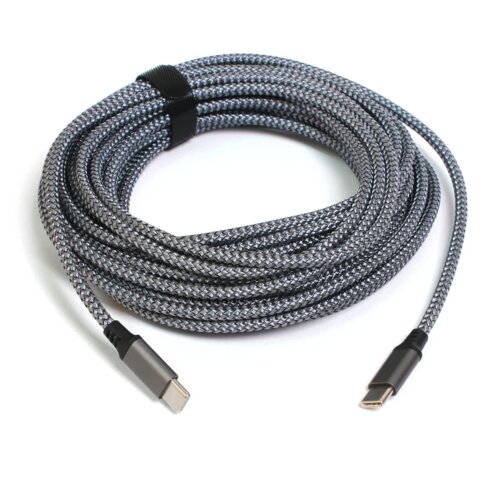  Data kabl fast charging fast transfer type c na type c sivi 8m Cene