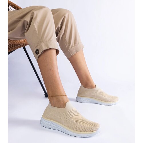 Gemre Beige slip-on sports sneakers Aquilina Slike