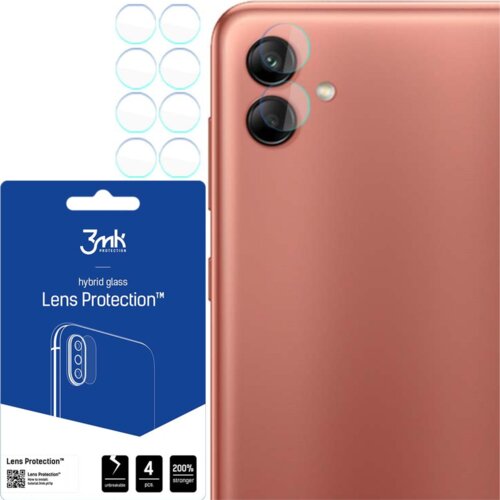 3mk 4x Staklo za kameru za Samsung Galaxy A04 - Prozirna Cijene