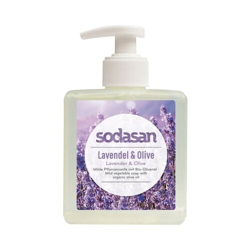 sodasan bio-tekoča mila iz rastlinskih olj - sivka in olive - 300 ml Cene