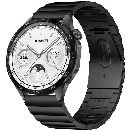 INF združljiv 22mm jekleni pa&scaron;ček za uro huawei watch 4 pro, GT4 - hitra sprostitev black, (5000090692) Cene