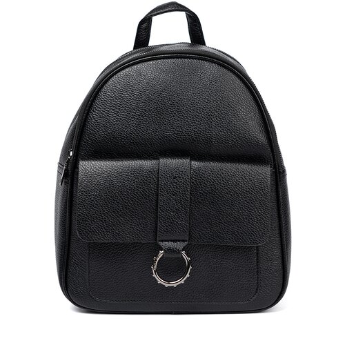 Shelvt Black women's eco leather backpack Cene
