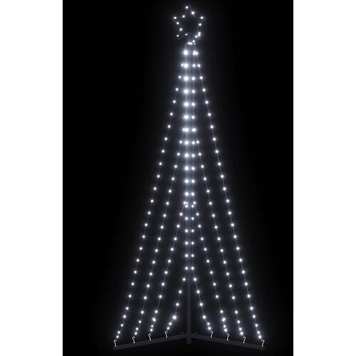 vidaXL LED božićno drvce 339 LED hladno bijelo 187 cm Cijene