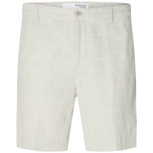Selected Homme Chino hlače 'MADS' ecru/prljavo bijela