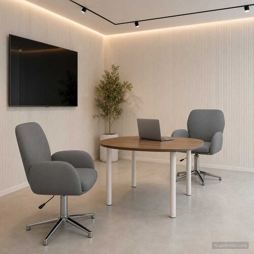 vidaXL Okretne radne stolice 2 kom. 54 x 58 x 90 cm Tamnosiva Tkanina Cene