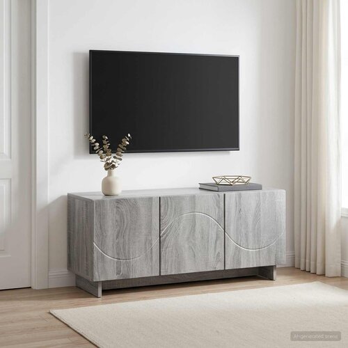  TV stalak 90 x 34,5 x 40 cm Siva Sonoma Konstruirano drvo Cijene