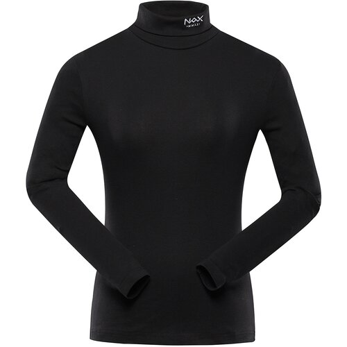 NAX Women&amp;#039;s long-sleeved turtleneck BERWA black Slike