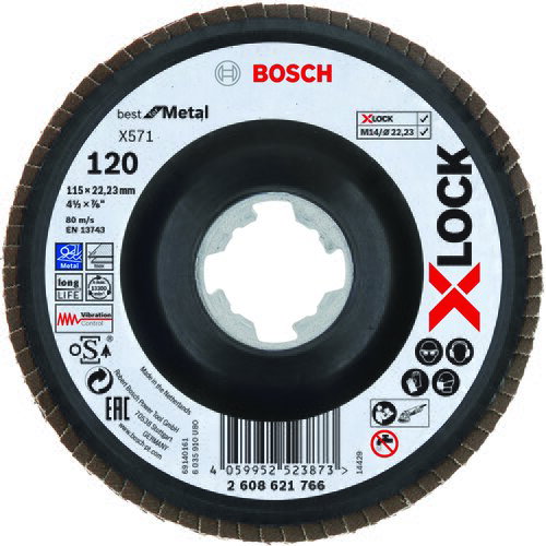 Bosch X571 Best for Metal X-LOCK lamelne brusne ploče, verzija pod uglom 2608621766 Cene