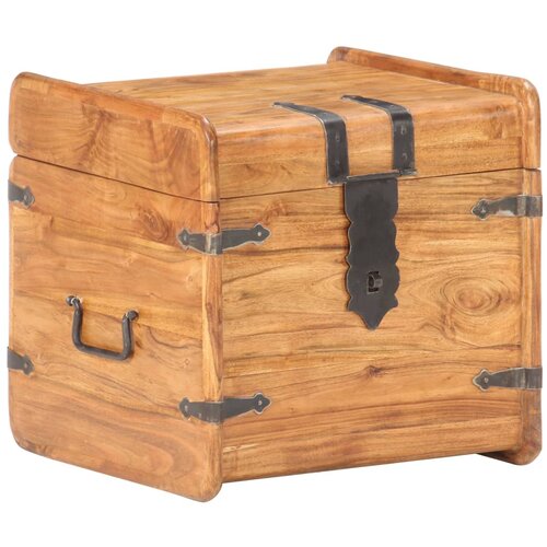 Furnova Skrinja 40x40x40 cm trden akacijev les, (21956093) Slike