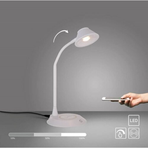 Just LIGHT. 14414-16 -LED Prigu&amp;scaron;iva stona lampa sa punjenjem PUCKI LED/4,5W/230V bela Slike