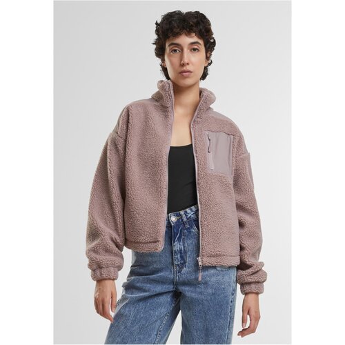 Urban Classics Women's jacket Sherpa Mix powder pink Cijene