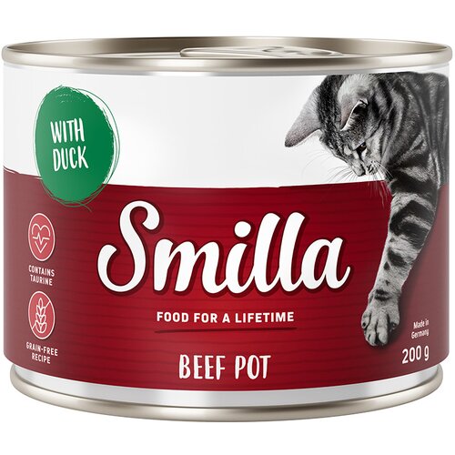 Smilla Ekonomično pakiranje lončić s govedinom 24 x 200 g - Govedina s pačetinom Cijene