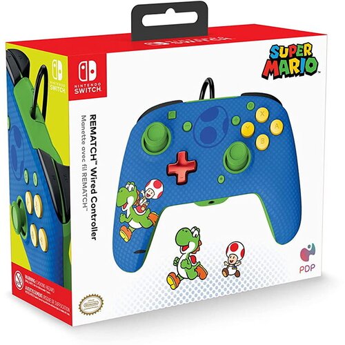 Pdp žični kontroler Rematch Toad & Yoshi za Nintendo Switch 1 & 2 Cene