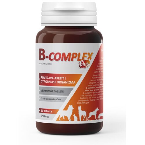 Interagrar B Kompleks za pse i mačke B-Complex plus 60 tbl Cene