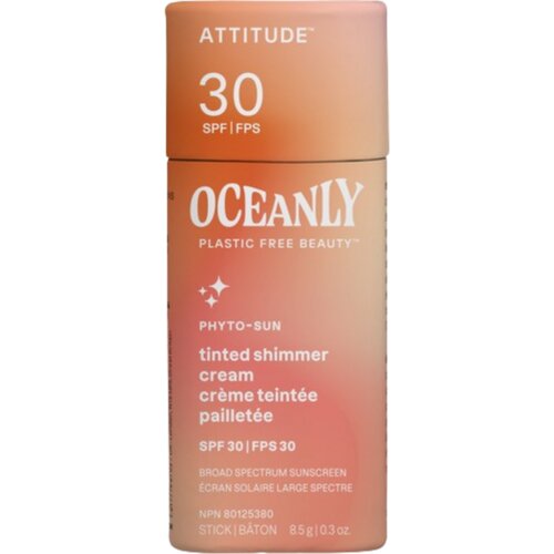 Attitude Oceanly PHYTO-SUN Tinted Shimmer Sunscreen SPF30 - 8,5 g Slike