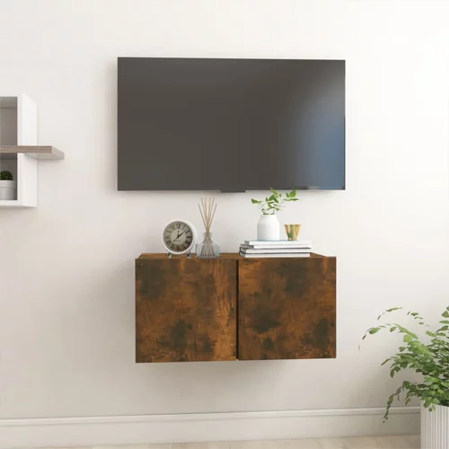 vidaXL viseći TV ormarić boja hrasta 60 x 30 x 30 cm konstruirano drvo