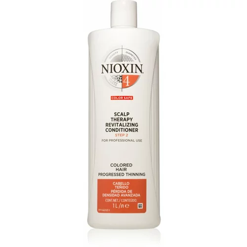 Nioxin System 4 Color Safe globinsko hranilni balzam za barvane in poškodovane lase 1000 ml