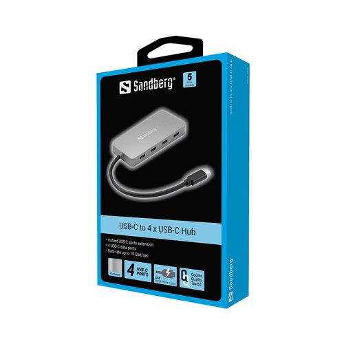  USB USB-C to 4 x USB-C Hub Slike