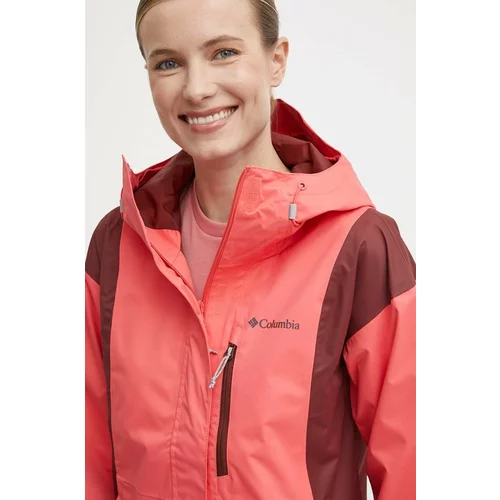 Columbia Outdoor jakna Hikebound boja: crvena, za prijelazno razdoblje