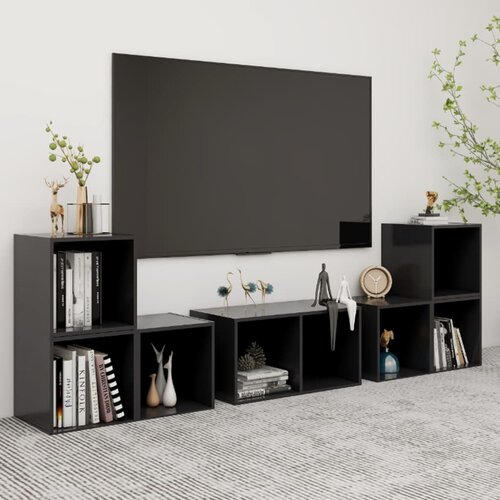 VidaXL 6-dijelni set TV ormarića sivi od iverice Slike