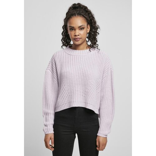 Urban Classics ladies wide oversize sweater softlilac Cene