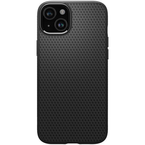 Spigen IPHONE 15 PLUS LIQUID AIR MATTE BLACK Slike
