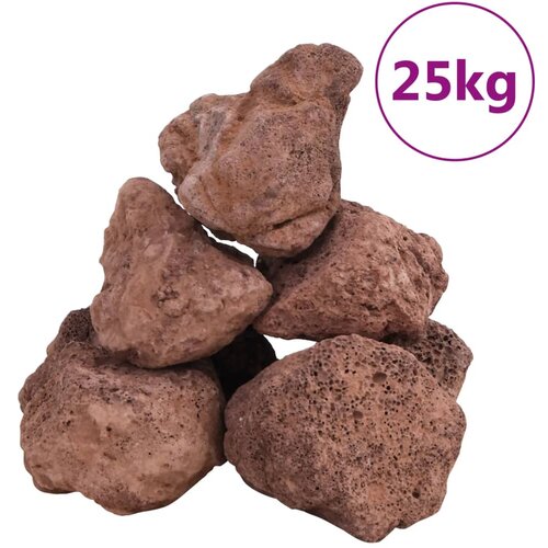  Vulkansko kamenje 25 kg crveno 10-30 cm Slike