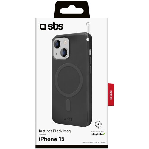Sbs Instinkt crni Mag za iPhone 15 Slike