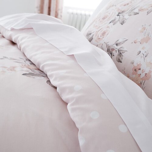 Catherine Lansfield Ružičasta posteljina za bračni krevet/za produženi krevet 230x220 cm Canterbury Floral &amp;ndash; Slike