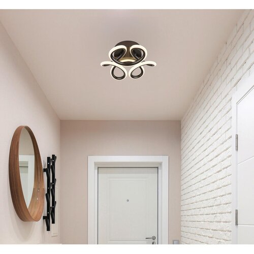 Globo 67386-24A - LED plafonsko svetlo MELISAND LED/24W/230V preč. 26 cm crna Slike
