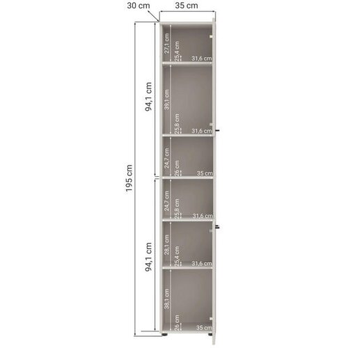 RESPEKTA VISOKA OMARA 35/195/30 cm Slike