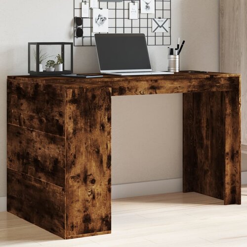 vidaXL Uredski stol boja dimljenog hrasta 123,5 x 73,5 x 75 cm od drva Cijene