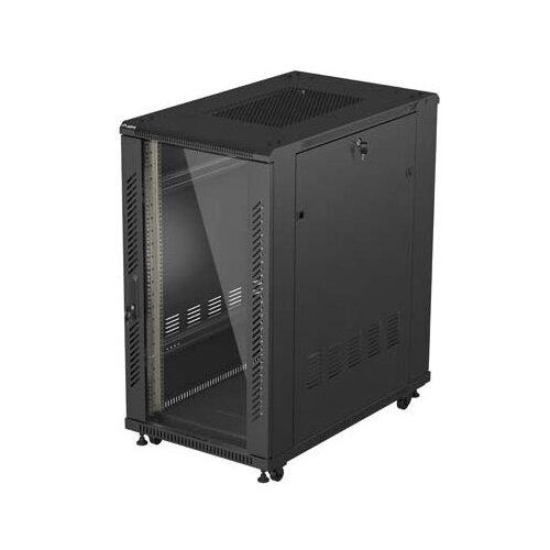 Lanberg FF01-6022-12B rack cabinet 22U Freestanding rack Black Cijene