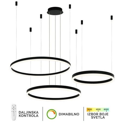  LED viseća lampa F2047-130C BK Cene