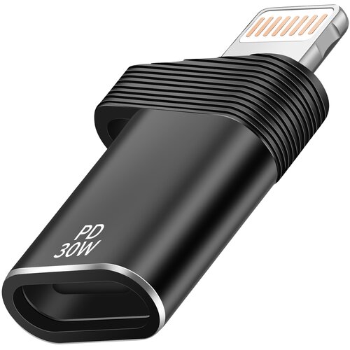 LINQ USB C na Lightning adapter za hitro polnjenje 30W PD in prenos 480Mbps, Črna, (5000220175) Cene