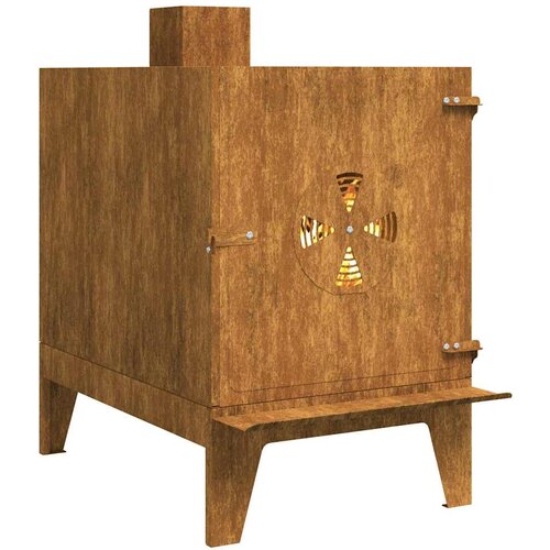 vidaXL Camping Stove 35x50x60 cm Corten Steel Cene