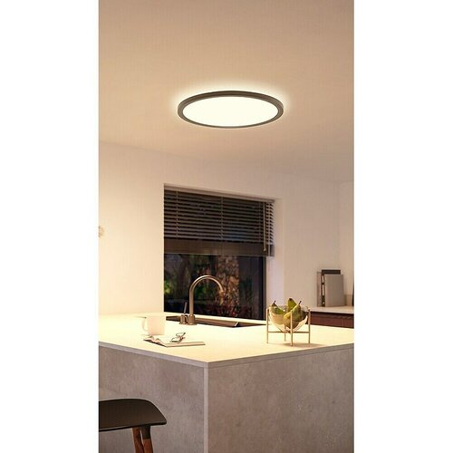 Philips Hue Okrogel LED panel White &amp;amp; Color Ambiance Tento XL (25 W, &amp;Oslash; x V: 54,2 x 3,56 cm, Črna, RGBW) Slike