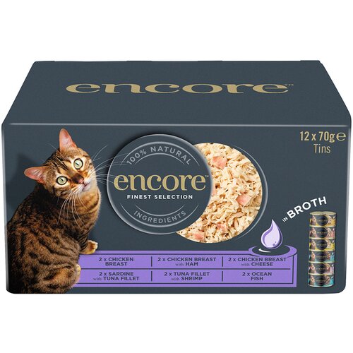 Encore Ekonomično pakiranje konzerva u temeljcu 24 x 70 g - Najbolji izbor u multi pakiranju Cijene