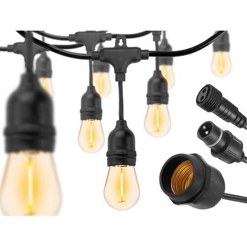 Dekorativna GIRLANDA 15M/15xE27/15xMAX.60W/IP44 Cene