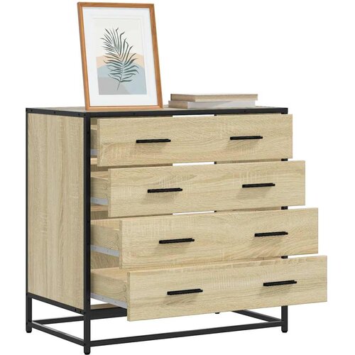 VidaXL Ormar s ladicama sonoma hrast 70x41x70 cm konstruirano drvo Slike