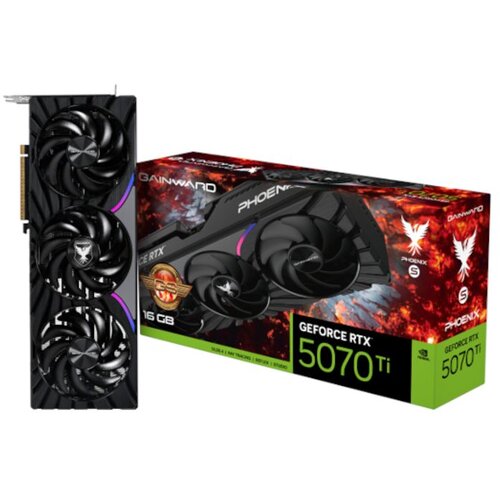 Gainward SVGA RTX 5070-Ti Phoenix-S GS 16GB GDDR7, NE7507TS19T2-GB2031K Cene