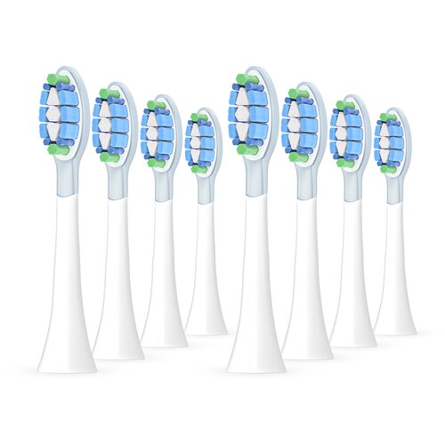 Ultrasonic nastavci za Philips Sonicare C3 Premium Plaque Defense, 8 komada, bijeli Cijene