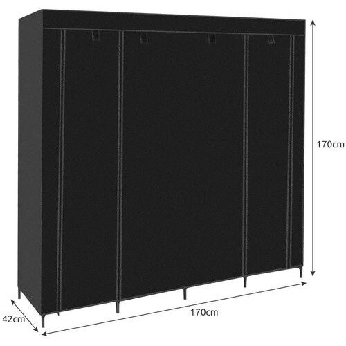 Ruhhy sklopivi ormar od tkanine 170x170cm Slike