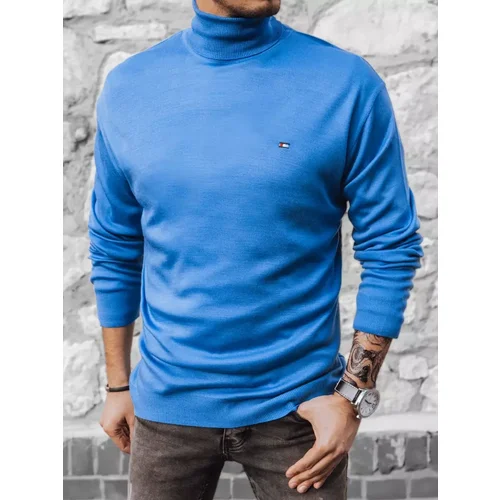 DStreet Sweter męski niebieski DStreet Sweter męski niebieski