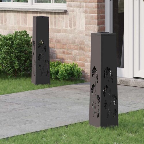  Solarna LED svjetlost za stazu 2 pcs Crna Hladno valjana čelika Cijene
