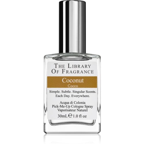 The Library of Fragrance Coconut kolonjska voda za žene 30 ml Slike