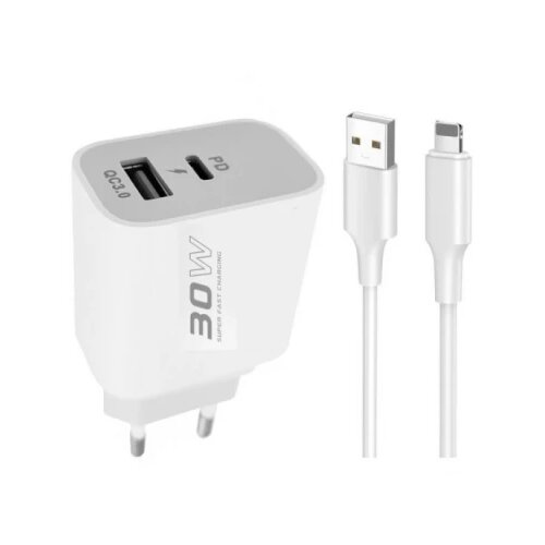 Konfulon C89Q brzi kućni punjač 30W Pd+USB +USB Type C Cene