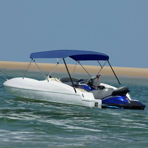 vidaXL bimini s 4 luka modra 243 x (230 - 244) x 137 cm Cijene